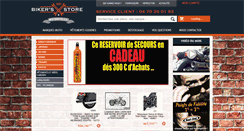 Desktop Screenshot of bikers-store.fr